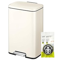 EKO Madison Brushed Stainless Large 50 Liter/13.2 Gallon Step
